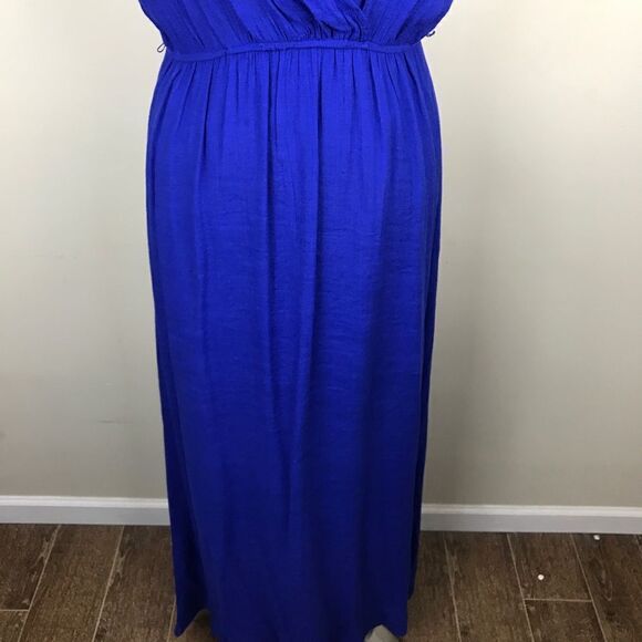 Superfoxx Revolve Blue Sleeveless Maxi Dress Med - Picture 4 of 8